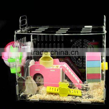 Acrylic Hamster Pet Cage for Small Animals photo-3