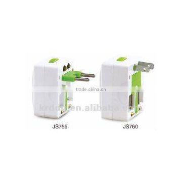 Female to Male Electrical Europe Plug Adapter photo-3
