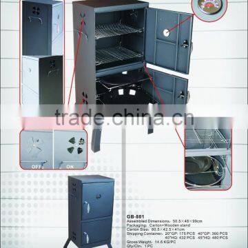 Double Layer Big Charcoal BBQ Smoker photo-2