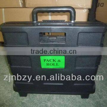 Plastic Expanding Crate on Wheels