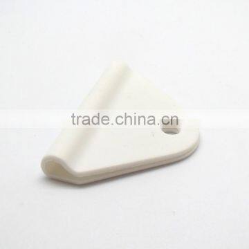 2" Plastic Chafe In White, Chafe Tab for Bags or Travelware, Nylon Flat Chafe Tab for Bag Accessories photo-4