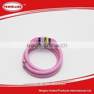 2016 Hot Sales 4-digital Hit Password Steel Cable Bike Bicycle Lock photo-2