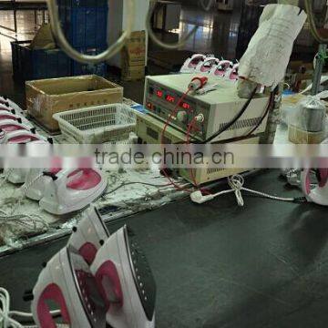 Electric Dry and Steam Iron With Non-stick Soleplate