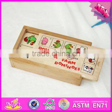 2016 Hot Sale Educational Children Wood Domino Game W15A068 photo-4
