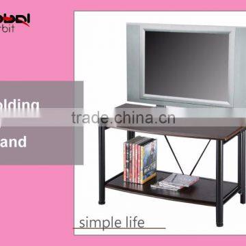 Living Room LCD Furniture Glass Movable Rotate TV Stand photo-4