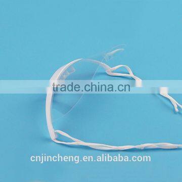 Widely Used in Hotel and Restaurant White Holder Transparent Clear Plastic Sanitary Face Mask for Food Service photo-5