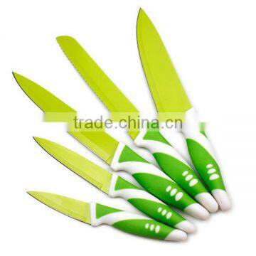 A3013 Elegant Design 5pcs Stainless Steel Knife Set With Non-stick Coating photo-5