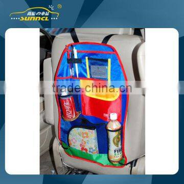 2015 Children Desgin Car Seat Bag Organizer , Colourful Car Headrest Hanging Bag