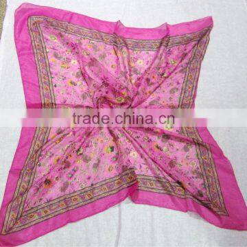 Cotton Printed Square Fancy Scarves