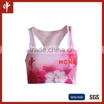 New arrivals sublimation fitness & yoga wear , yoga bra