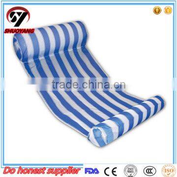 Logo Accept Wholesale Nylon Swimming Pool Floating Inflatable Water Hammock photo-4