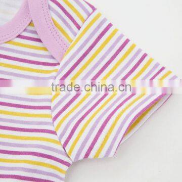 2017 Baby Clothes Stripe Style 100% Cotton Baby Rompers For Girl Jumpsuit photo-4
