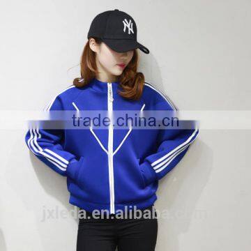 100%cotton Raglan Sleeves Baseball Cloth Jacket Women photo-2