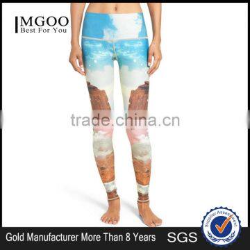 Custom Made Women Full Print Yoga Pants Sport Hot Pant Leggings