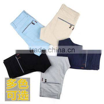 Fashion Men's Casual Trousers Solid Color Slim Straight (902) photo-6