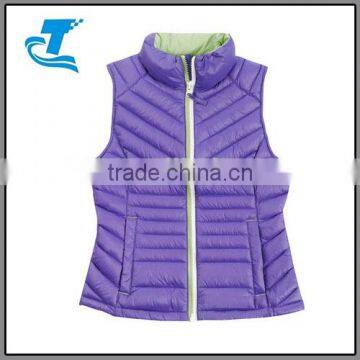 New Pattern Kids Down Padded Vest for Girl