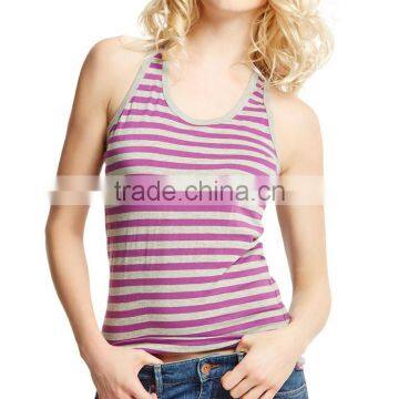 Wholesale Sexy Plain Stripe Tank Top for Women photo-1