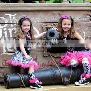 2014 Wholesale Baby Leggings Baby Leg Warmers Monster Gloves Pink Zebra Cotton Ruffle Leg Warmers For Kids photo-5