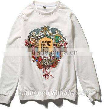 Eco-friendly Water proof quick dry hot design factory produced best-selling high quality sweatshirt custom CVC(80/20)