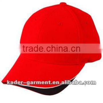 red baseball cap