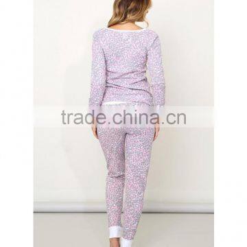 Sleep Over Leopard Adult Pajama Whole in Set photo-2