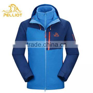 Mens OEM/ODM Service Outdoor Waterproof 3 in 1 Jacket