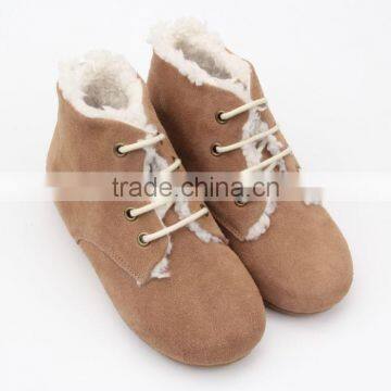 2016 Wholesale Lasted Design Popular Rubber Sole Baby Boots photo-2