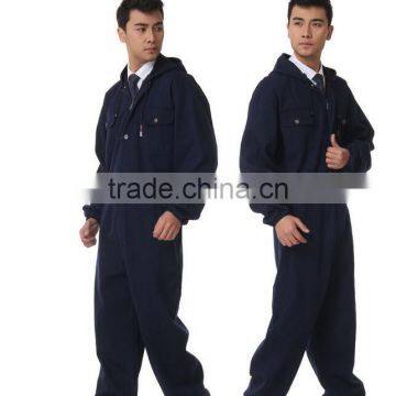 Custom Long Sleeve Mens Industrial Breathable Worker's Blue Overalls Wholesale photo-4