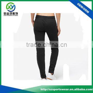 Latest Design Custom Made Black Color Women Elastic Waist Band Jogger Pants, Gym Pants Fitness photo-2