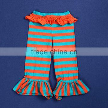 XF-126 cheap wholesale child girls pants icing legging ruffle pants