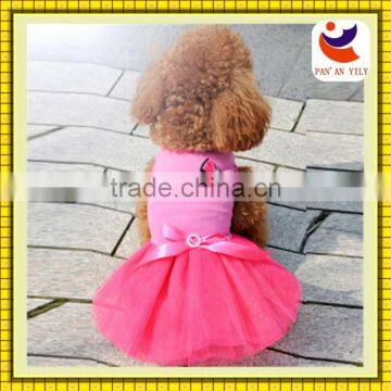 Dog Cat Princess Dress Pet Puppy Skirt Clothes Apparel Stars&Bow Design