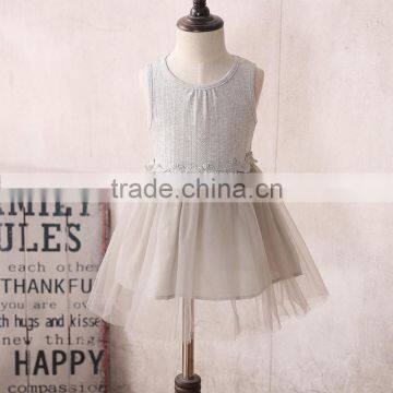 Modern Summer Lace Baby Girl Birthday Vest Dress photo-4