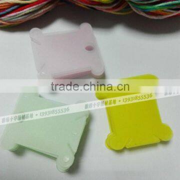 2016 Embroidery Plastic Card Winding Bobbin Threads Card