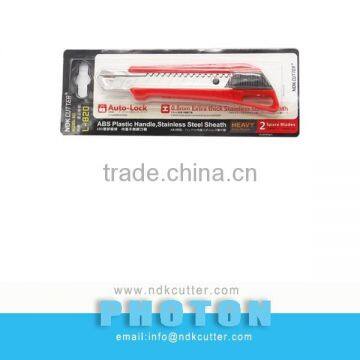 18mm Cutter Knife With Auto Lock & Spare Blades photo-2