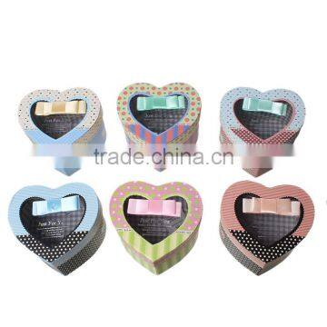 Paper Party Gift Boxes Heart At Random Alphabet Pattern