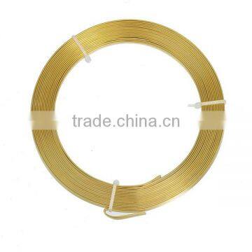 Wholesale Gold Plated 5mm Aluminum Beading Wire Thread Cord