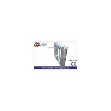 Turnstile Security Systems Pedestrian Barrier Gate With cctv camera system