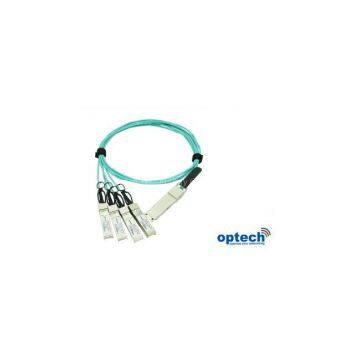40Gbps QSFP+ to 4 x SFP+ Fanout/ Breakout AOC