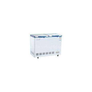 418L White Horizontal Chest Freezer for Supermarket , Single temperature