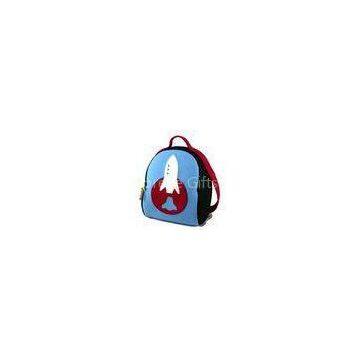Cute Cartoon Kids Neoprene School Bag / Backpack With Shoulder Strap