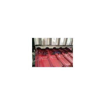 Plastic PVC + PMMA Two Layer Roof Tile Forming Machine Double Screw Extruder