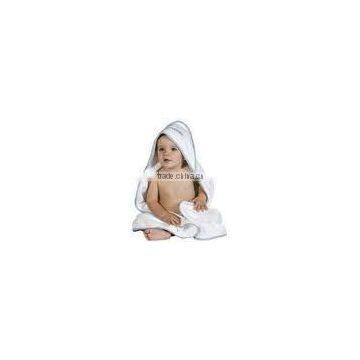 eco-friendly bamboo fiber hooded baby towel