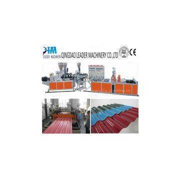 pvc/upvc corrugated roofing sheet extrusion line