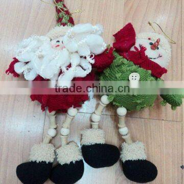 Lovely knitted christmas handmade snowman toys