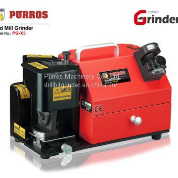 PURROS PG-X3 End Mill Grinder, end mill sharpener grinding tange 4-14mm fast & easy operation