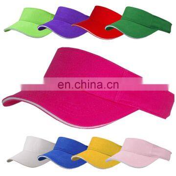 Plain Sun Visor Hen Night Fancy Dress Pink Purple Sports Golf Tennis Cap Hat