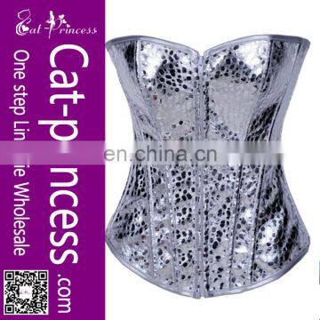 high quality wholesale shiny sequin women waist cincher