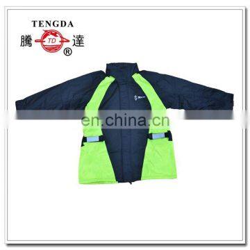 water resistant polyester motobacker raincoat