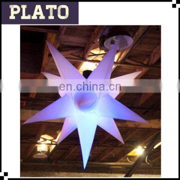 Hot sale LED hang decoration star, lighting party star, LED wedding star for Christmas