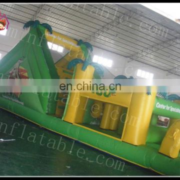 Jungle Inflatable Obstacle Course inflatable maze for sale